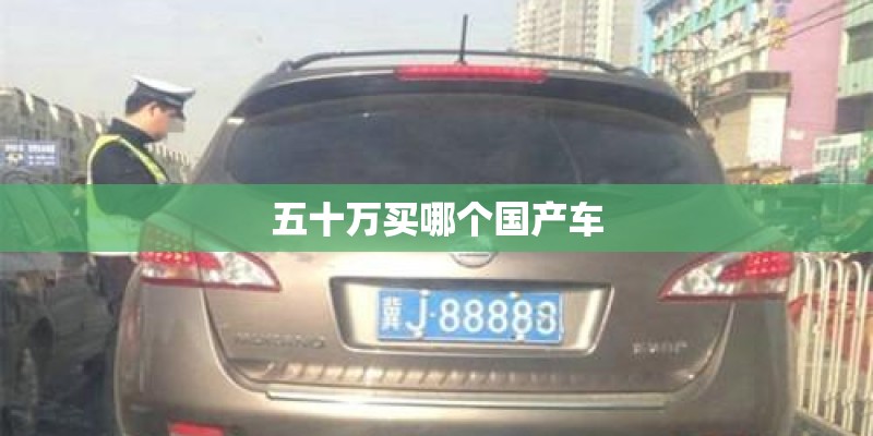 五十万买哪个国产车