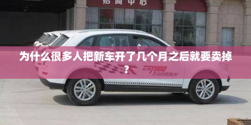 为什么很多人把新车开了几个月之后就要卖掉？