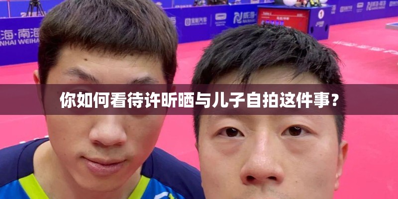 你如何看待许昕晒与儿子自拍这件事？