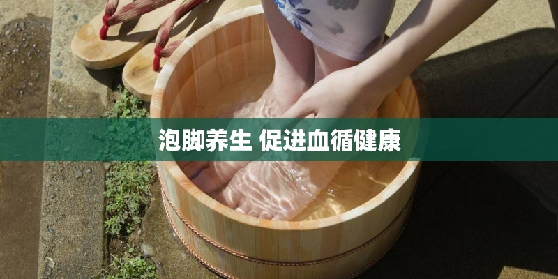 泡脚养生 促进血循健康