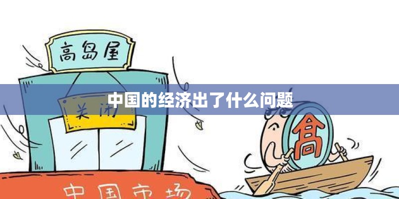 中国的经济出了什么问题