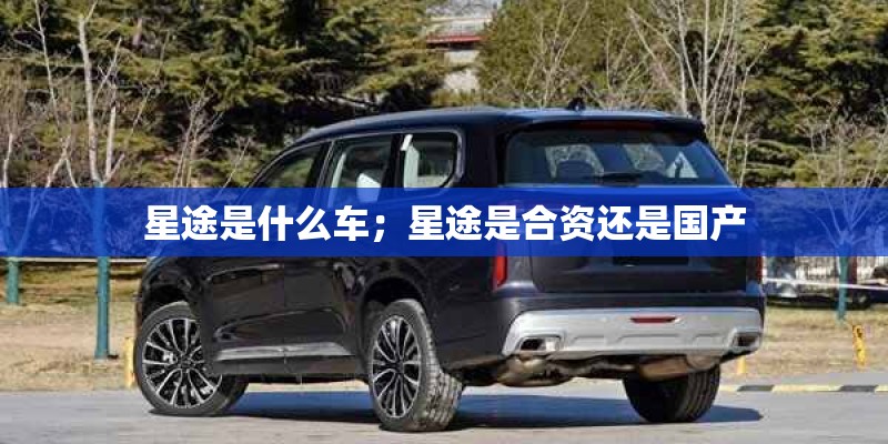星途是什么车；星途是合资还是国产
