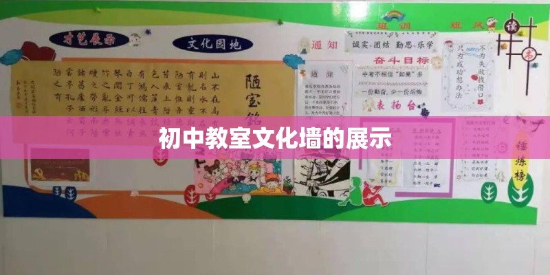 初中教室文化墙的展示
