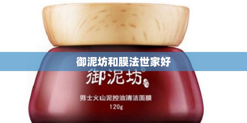 御泥坊和膜法世家好