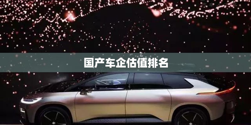 国产车企估值排名