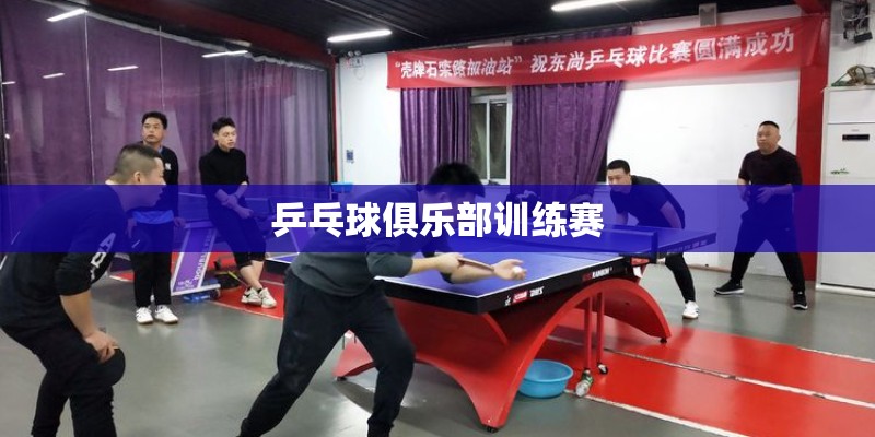 乒乓球俱乐部训练赛