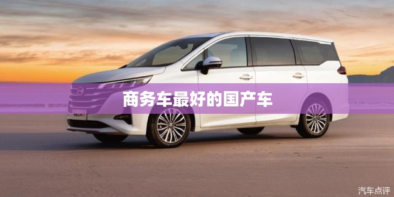 商务车最好的国产车