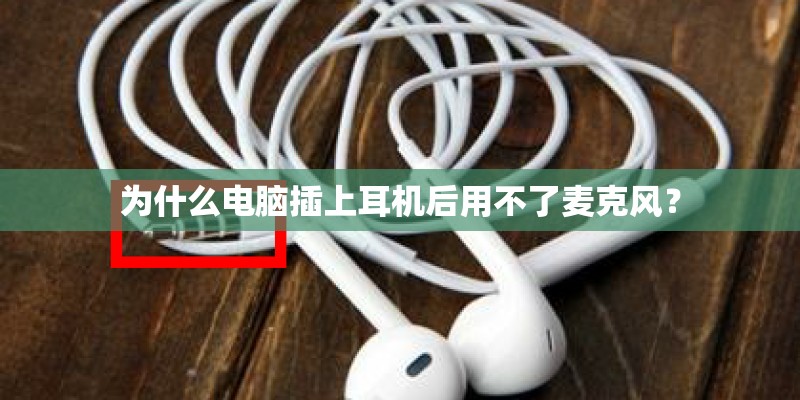 为什么电脑插上耳机后用不了麦克风？