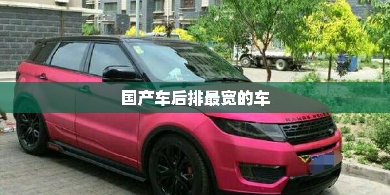 国产车后排最宽的车