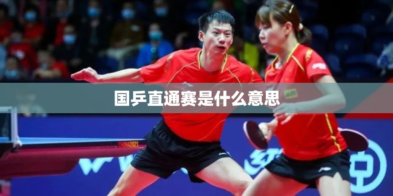 国乒直通赛是什么意思