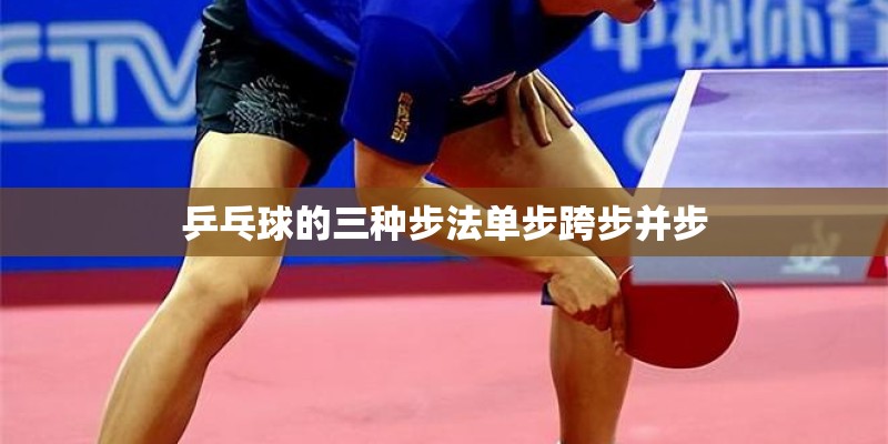 乒乓球的三种步法单步跨步并步