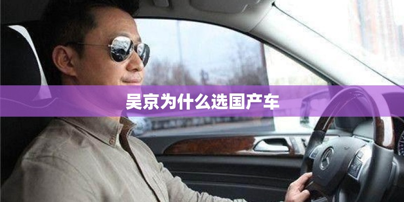 吴京为什么选国产车
