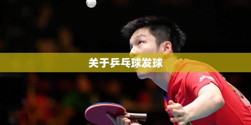 关于乒乓球发球