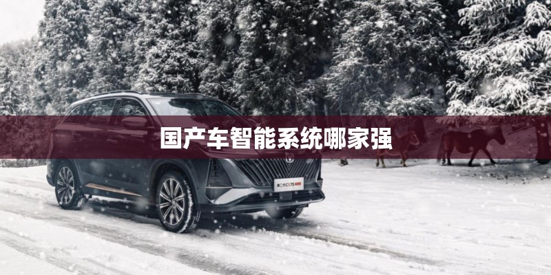 国产车智能系统哪家强