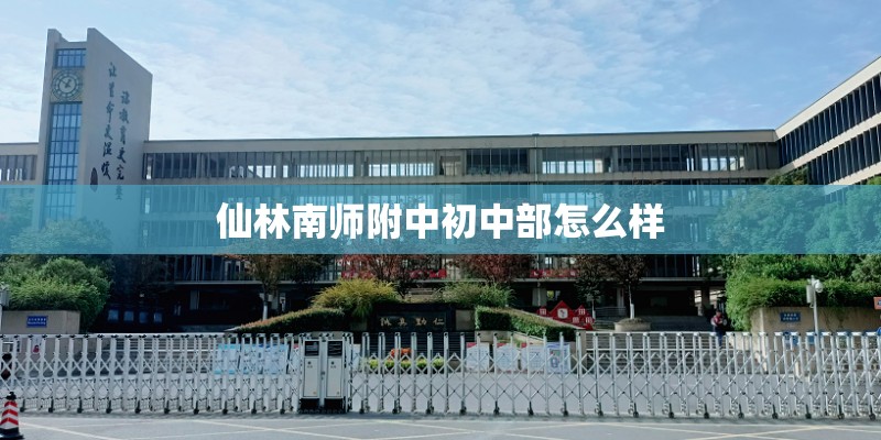 仙林南师附中初中部怎么样