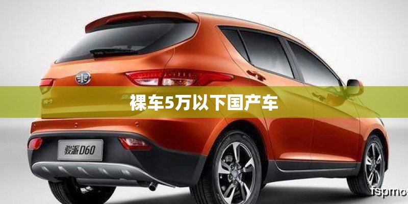 裸车5万以下国产车
