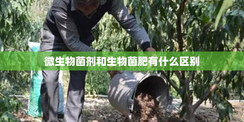 微生物菌剂和生物菌肥有什么区别 微生物菌剂和生物菌肥有什么区别