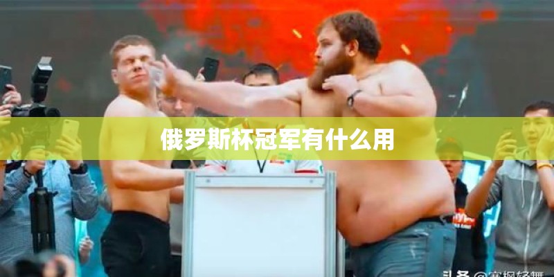 俄罗斯杯冠军有什么用 俄罗斯杯冠军有什么用