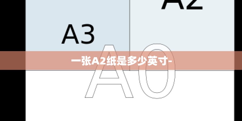 一张A2纸是多少英寸-