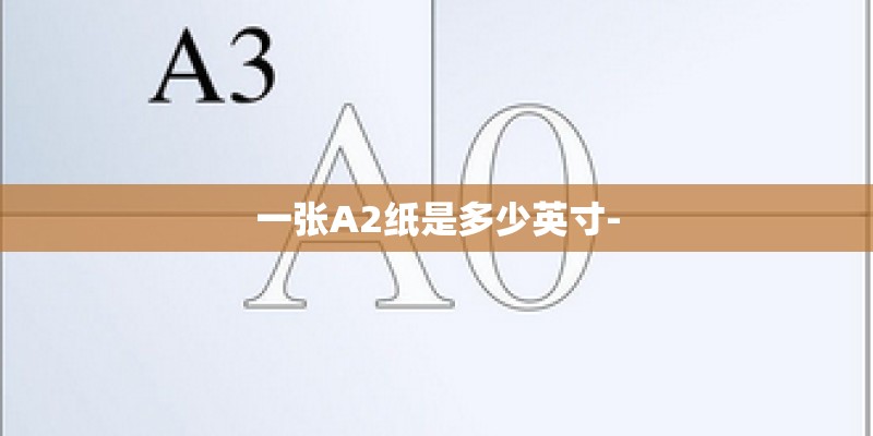 一张A2纸是多少英寸-