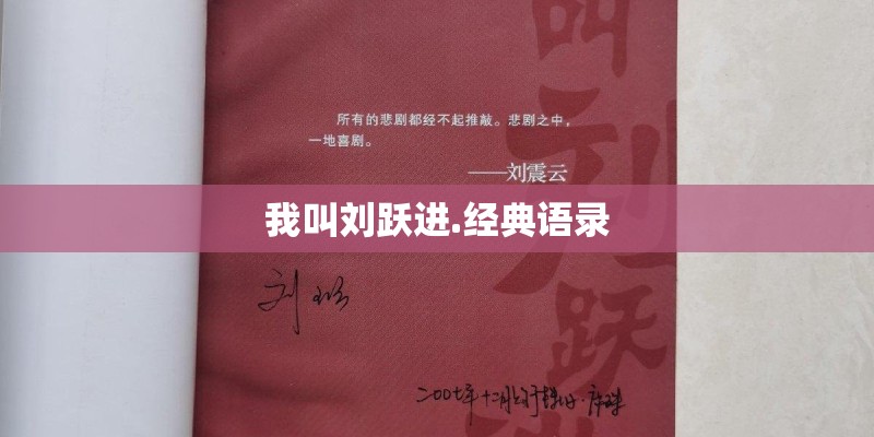 我叫刘跃进.经典语录 我叫刘跃进.经典语录