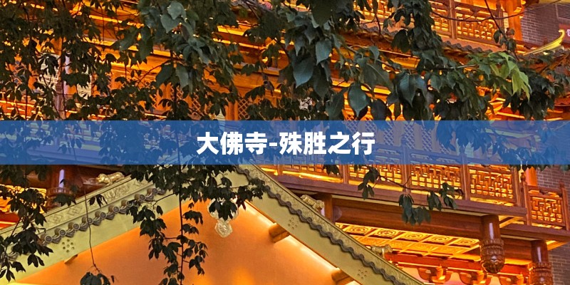 大佛寺-殊胜之行 大佛寺-殊胜之行