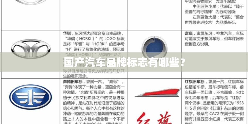 国产汽车品牌标志有哪些? 国产汽车品牌标志有哪些?