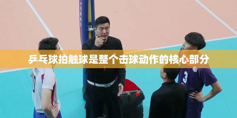 乒乓球拍触球是整个击球动作的核心部分