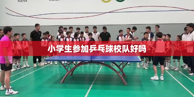 小学生参加乒乓球校队好吗