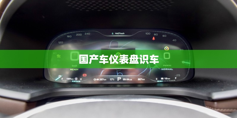 国产车仪表盘识车 国产车仪表盘识车