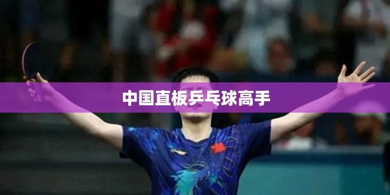中国直板乒乓球高手
