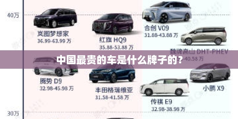 中国最贵的车是什么牌子的？