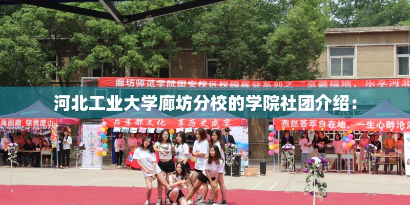 河北工业大学廊坊分校的学院社团介绍：