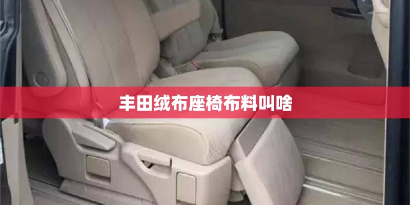 丰田绒布座椅布料叫啥 丰田绒布座椅布料叫啥