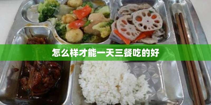 怎么样才能一天三餐吃的好