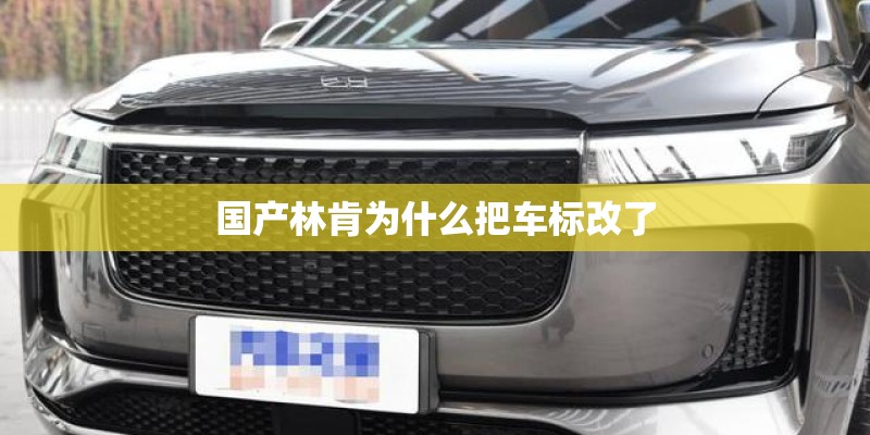 国产林肯为什么把车标改了 国产林肯为什么把车标改了