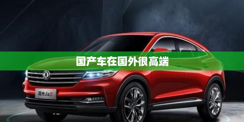 国产车在国外很高端 国产车在国外很高端