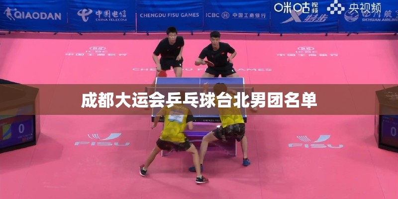 成都大运会乒乓球台北男团名单