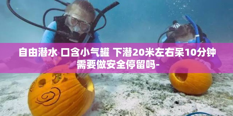 自由潜水 口含小气罐 下潜20米左右呆10分钟 需要做安全停留吗-