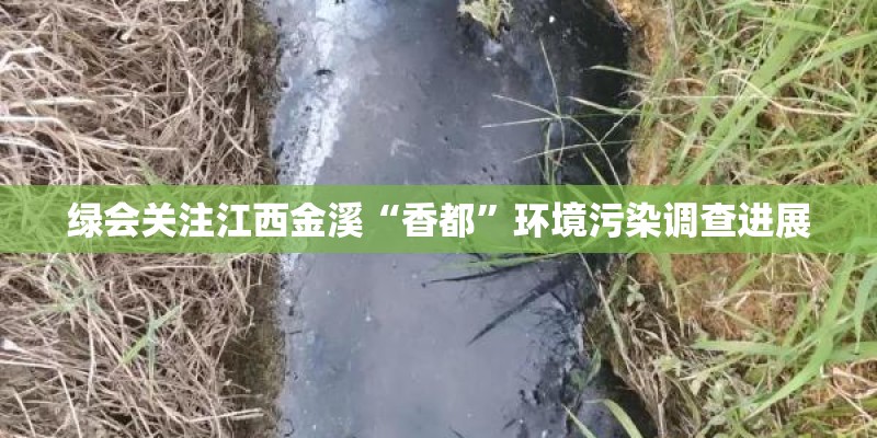 绿会关注江西金溪“香都”环境污染调查进展