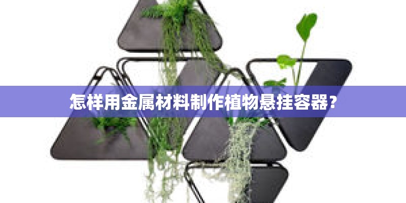 怎样用金属材料制作植物悬挂容器？
