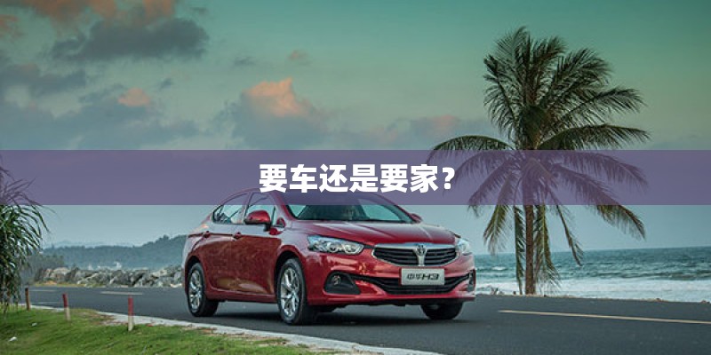 要车还是要家？