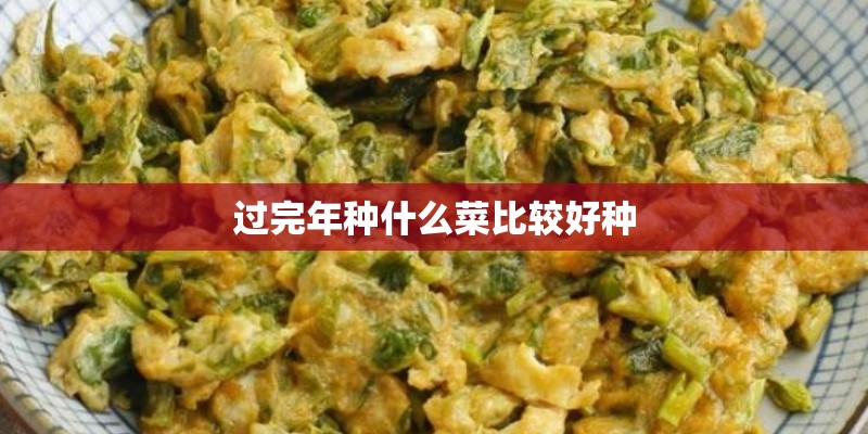 过完年种什么菜比较好种