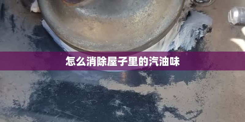 怎么消除屋子里的汽油味