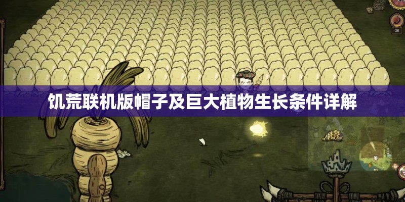 饥荒联机版帽子及巨大植物生长条件详解