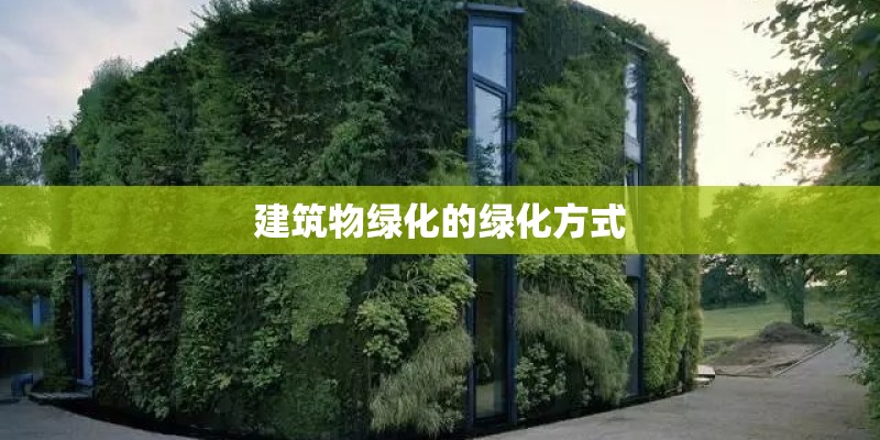 建筑物绿化的绿化方式