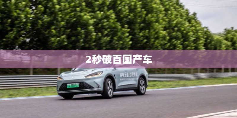 2秒破百国产车