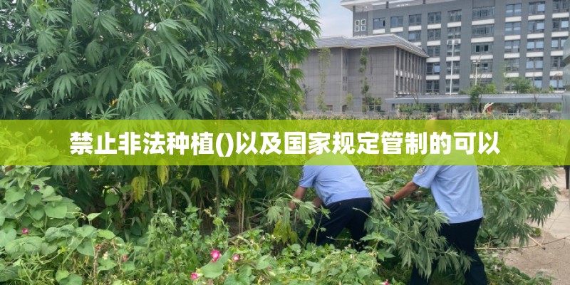 禁止非法种植()以及国家规定管制的可以