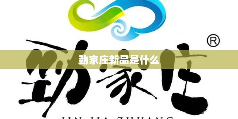 劲家庄新品是什么