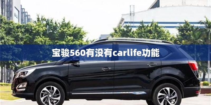 宝骏560有没有carlife功能
